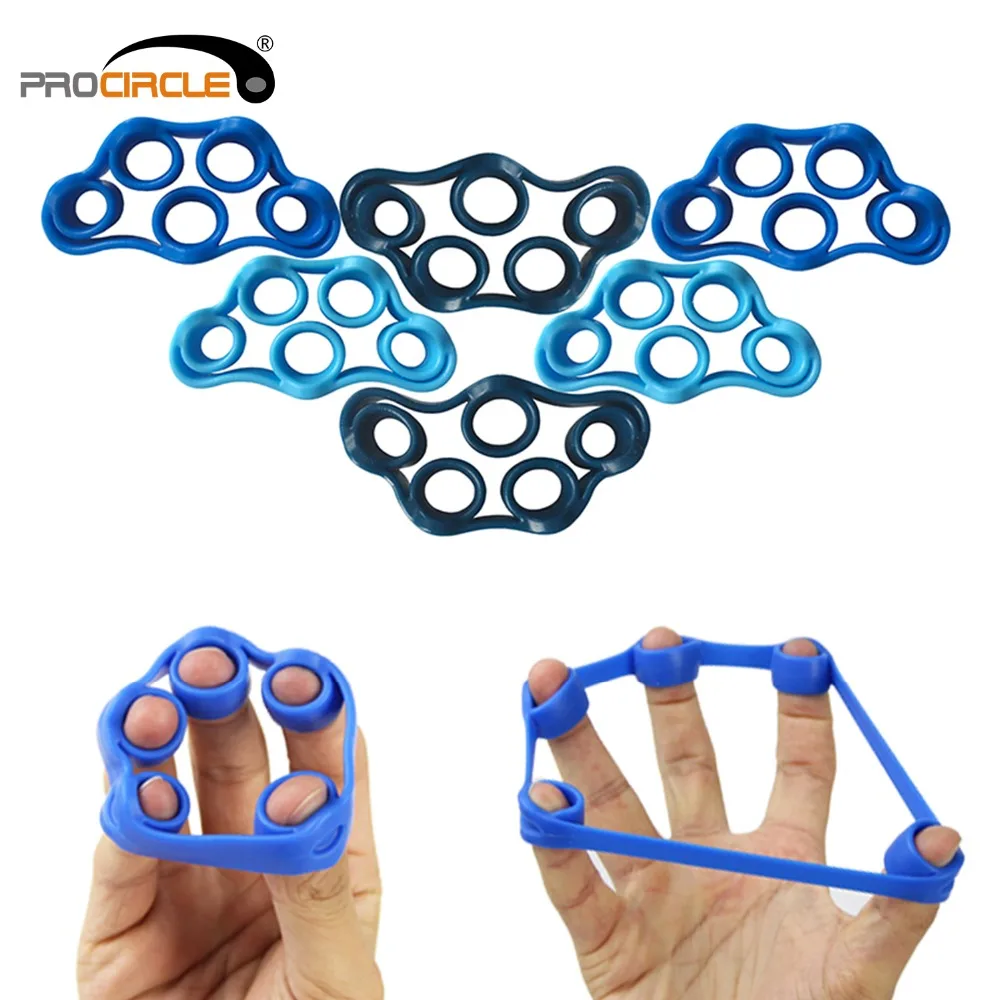 Набор силиконовых лент ProCircle для йоги тренажер пальцев|finger stretcher|resistance bandsyoga exercise |