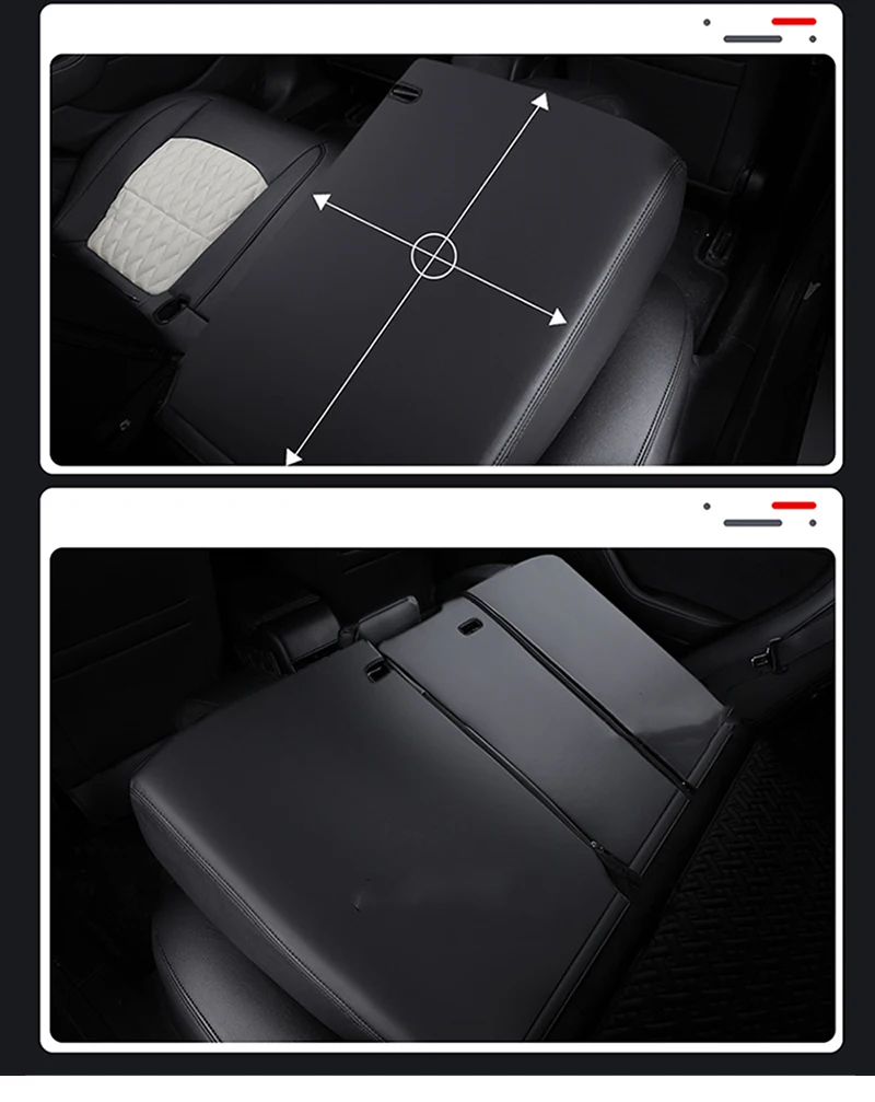 For Tesla Model 3 Y Custom Fit Car Seat Cover Accessories For Tesla 360 Degree Full Covered Perforated Artificial Leather