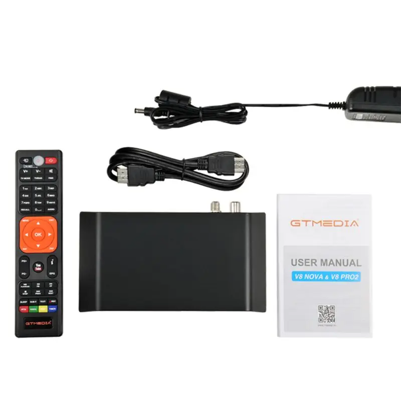 GTmedia V8 Pro 2 приемное устройство DVB-S2 DVB-C DVB-T2 Встроенный Wi-Fi, H.265 Поддержка IP ТВ PowerVu DRE и Biss key спутниковый ТВ приемник 1080P