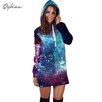 

Hip-hop Style Hooides Women Thick Clothes Winter Sweatshirts Men Space Galaxy Streetwear Hoody Women Clothes 2019