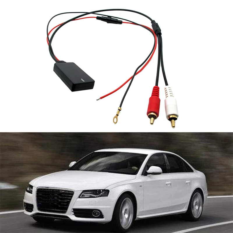 Универсальный Bluetooth AUX приемник модуль 2 RCA кабель адаптер автомобильное радио