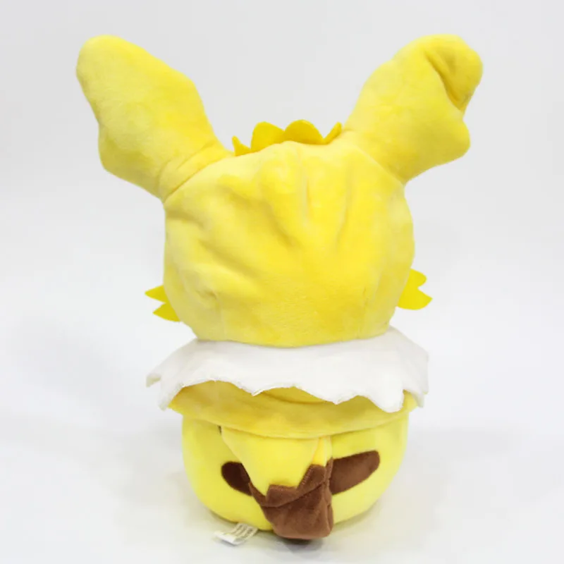 28 см карманные животные Пикачу Косплей Eevee плюшевые игрушки Gengar мягкие куклы Eevee с плащом Cos игрушка Пикачу детский подарок SA1884
