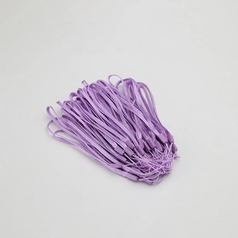 10pcs Purple 10 шт. Универсальный строп для ключей ремни для телефонов для Apple iPhone 7 Plus 8X6 6S Keycord Lanyards Finger Мобильный держатель подставка аксессуары - Цвет: 10pcs Purple
