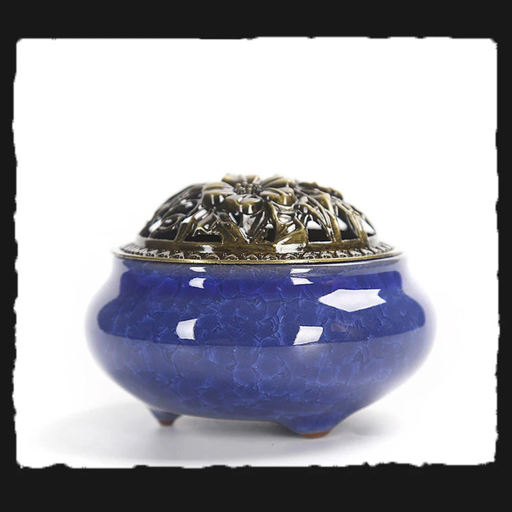 Винтажный китайский Будда керамический ладан держатель горелок медитация буддист дзен курильница домашний декор курильница для домашнего офиса