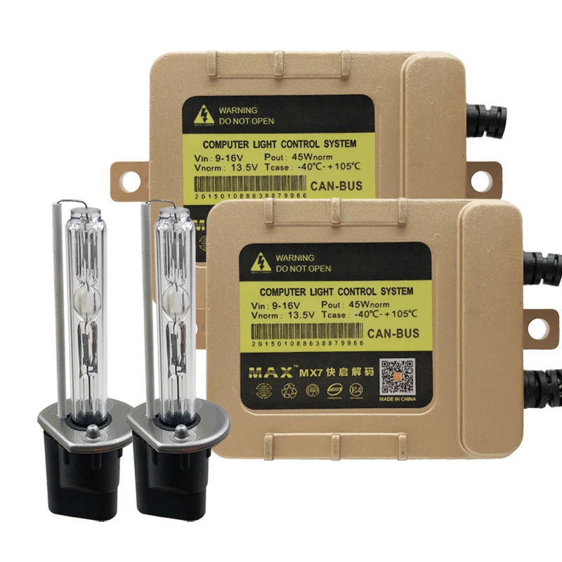 1 комплект Макс AC Hid Xenon KIT 45 Вт Быстрый яркий Canbus подавитель ошибок CAN-BUS балласт 12 В для Hid ксеноновой лампы HIR2 HB3 H7 H11 HB4 H1 - Испускаемый цвет: MX7 Canbus HID KIT
