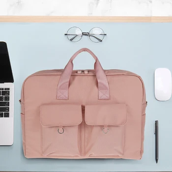 

Universal Laptop Bag 15.6 Inch Waterproof Notebook Bag For Macbook Computer Handbag Travel Briefcase Bag Woman Handbag