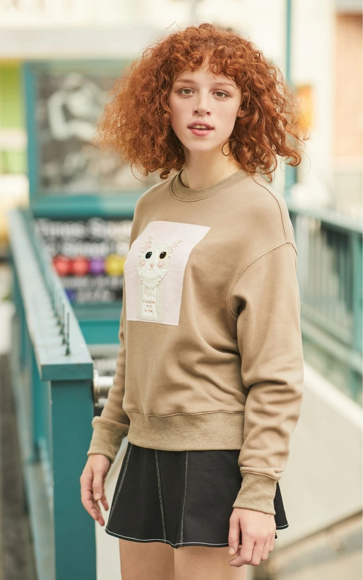 Vero Moda Новая Женская толстовка с капюшоном с цифровым принтом и начесом | 319433507