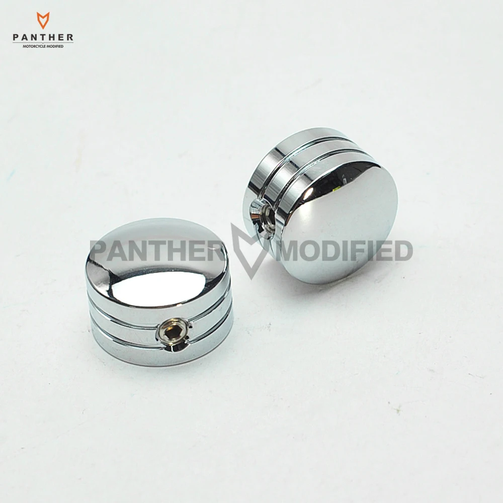4 шт. хромированные чехлы на болты для мотоцикла Свеча зажигания боковой Чехол