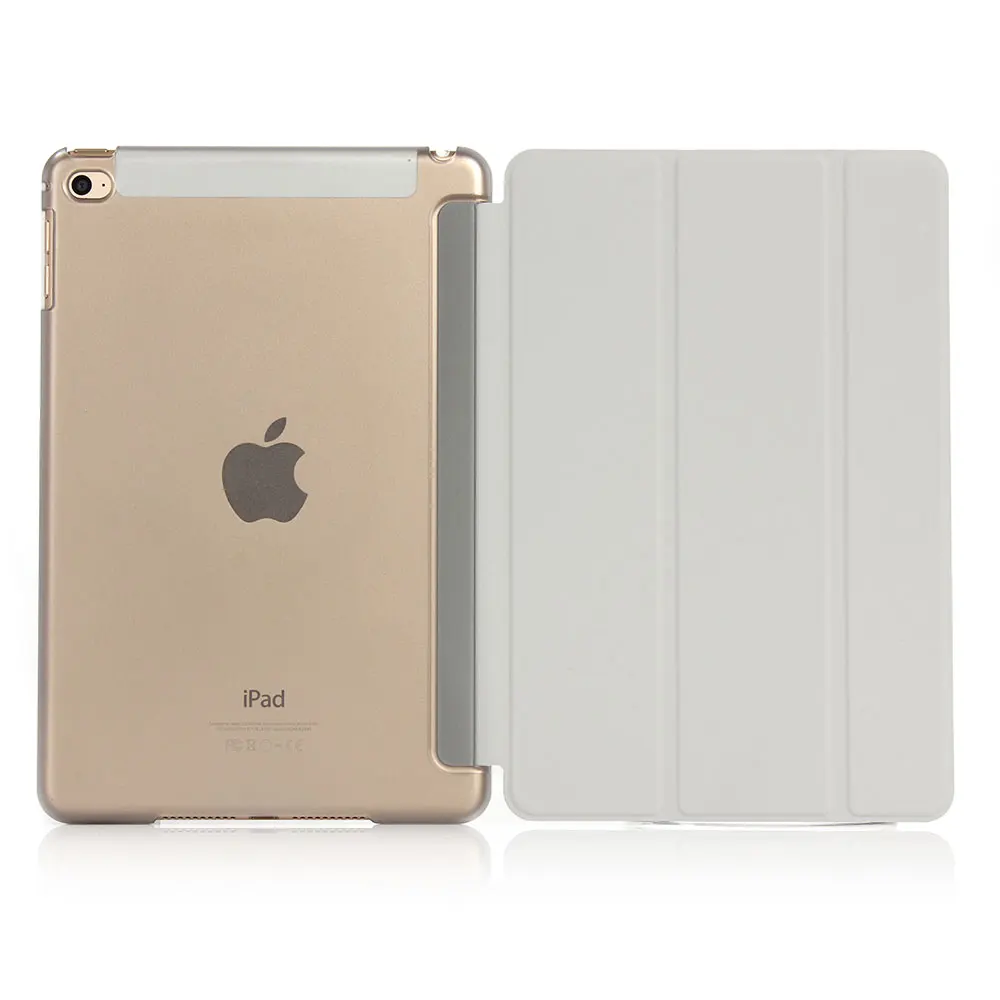 Для iPad 2/3/4 Wake Up Складная подставка кожаный чехол Smart Cover Protector для iPad2 Ipad3 iPad4 противоударный планшетный ПК и аксессуары - Цвет: Серый