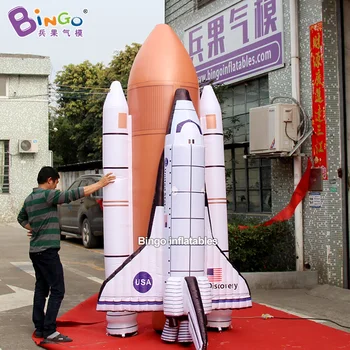 

3m High Inflatable Space Rocket/Standing Balloon Decor-Airspace Exploration Theme Exhibition