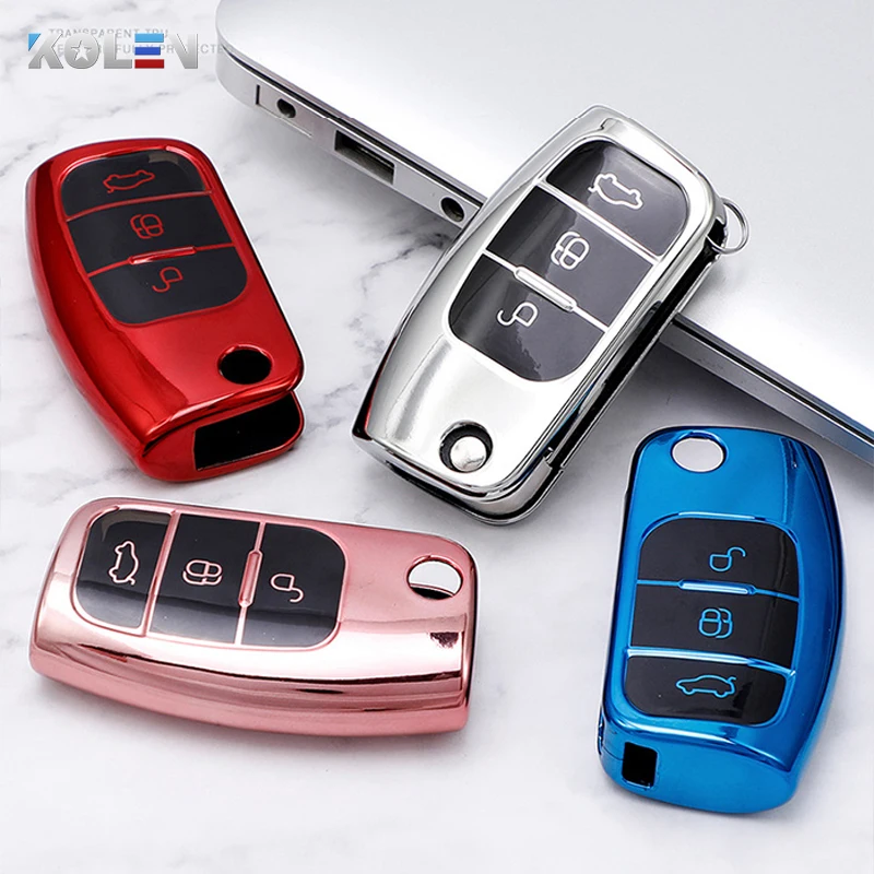 Custodia-morbida-per-chiave-a-distanza-per-Auto-in-TPU-per-Ford-Fiesta-Focus-2-3.jpg Custodia morbida per chiave a distanza per Auto in TPU per Ford Fiesta Focus 2 3 Ecosport KUGA Escape Mondeo B-MAX C-MAX 3 pulsanti accessori Auto - Custodia morbida per chiave a distanza per Auto in TPU per Ford Fiesta Focus 2 3