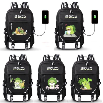 

Travel Frog Game Anime w/USB Port Backpack Boys Girls Men Women Bag Travel School Bag Teenager Laptop Book Bag Gift Mochila
