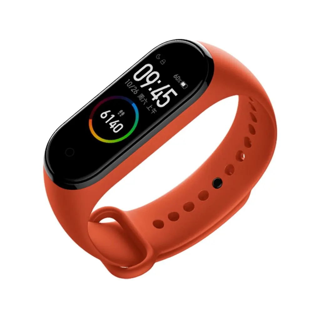 Xiaomi mi смарт-браслет 4 цветной AMOLED экран mi Band 4 Smartband фитнес-браслет Bluetooth водонепроницаемый смарт-браслет - Цвет: orange