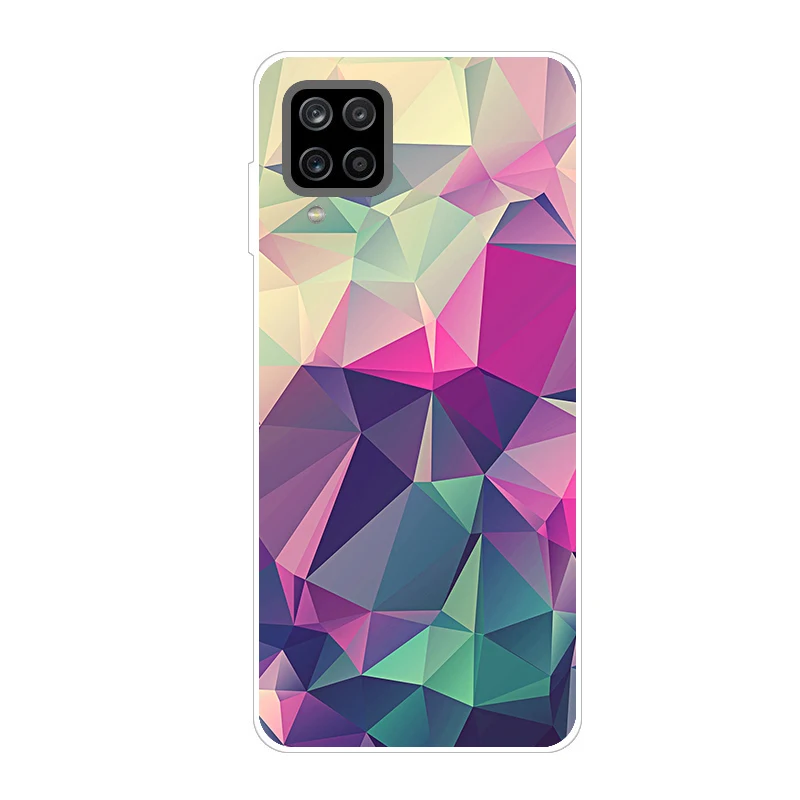 Мягкий силиконовый чехол накладка для Samsung Galaxy A12