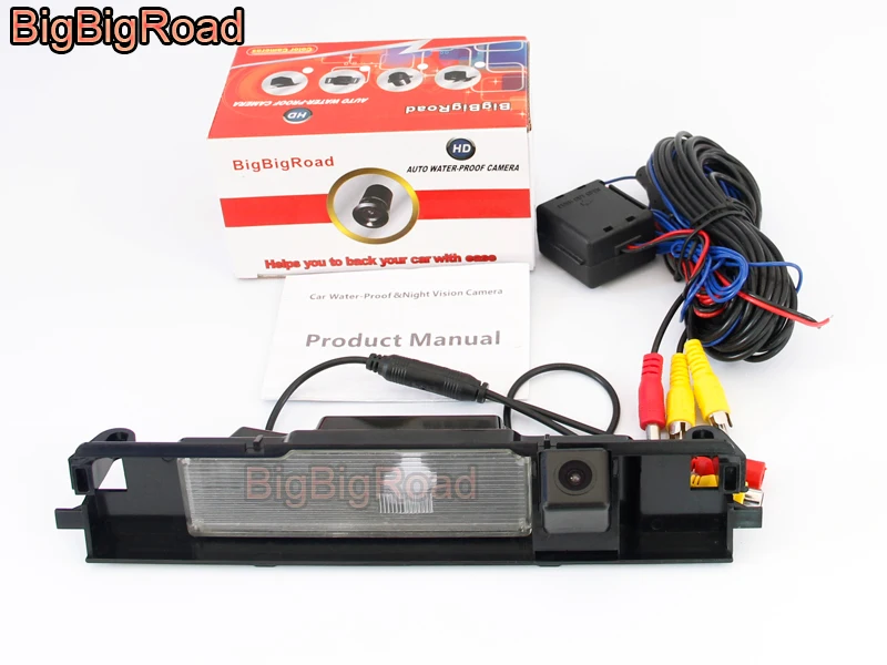 BigBigRoad заднего вида паркинг CCD Камера для Toyota Yaris Vitz Hatchback MK2 2005-2013/об этом XP90 2005-2013 хэтчбек
