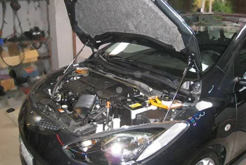 

Front Hood Bonnet Gas Struts Lift Support Shock Damper Carbon Fiber For 2007-2014 Mazda2 Mazda 2 DE Hatchback