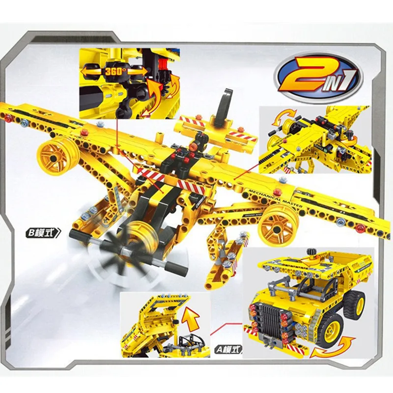 Конструкторы Technic автомобильные игрушки инженерный бульдозер экскаватор