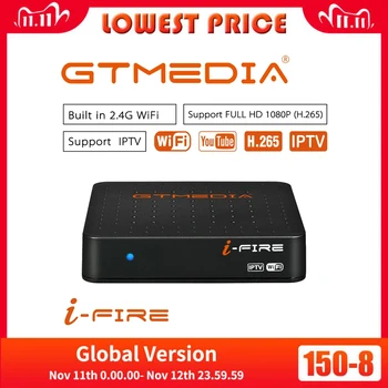 

GTmedia IFIRE TV Box Set Top Box TV Decoder FULL HD 1080P (H.265) Built-in WIFI module ip tv support Spain m3u engima2 Youtube