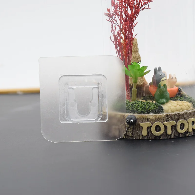 

Double Sided Adhesive Wall Hooks Transparent Suction Cup Sucker Hook Strong Sticky Traceless Wall Hooks for Home Accessories