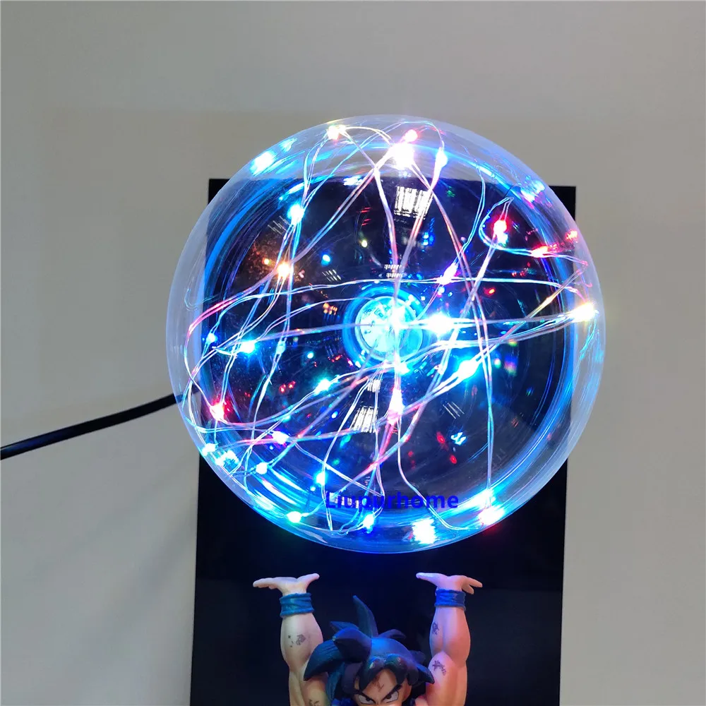 Dragon Ball Z Sun Goku Spirit Bomb power светодиодный ночник Goku Lampara DIY дисплей настольная лампа для игрушки для спальни для детей Человек мальчиков