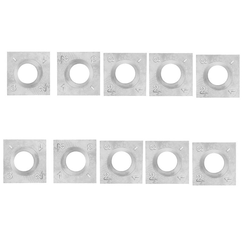 Equipment Carbide Inserts Parts 10pcs Turning Milling Chisel 14x14x2mm