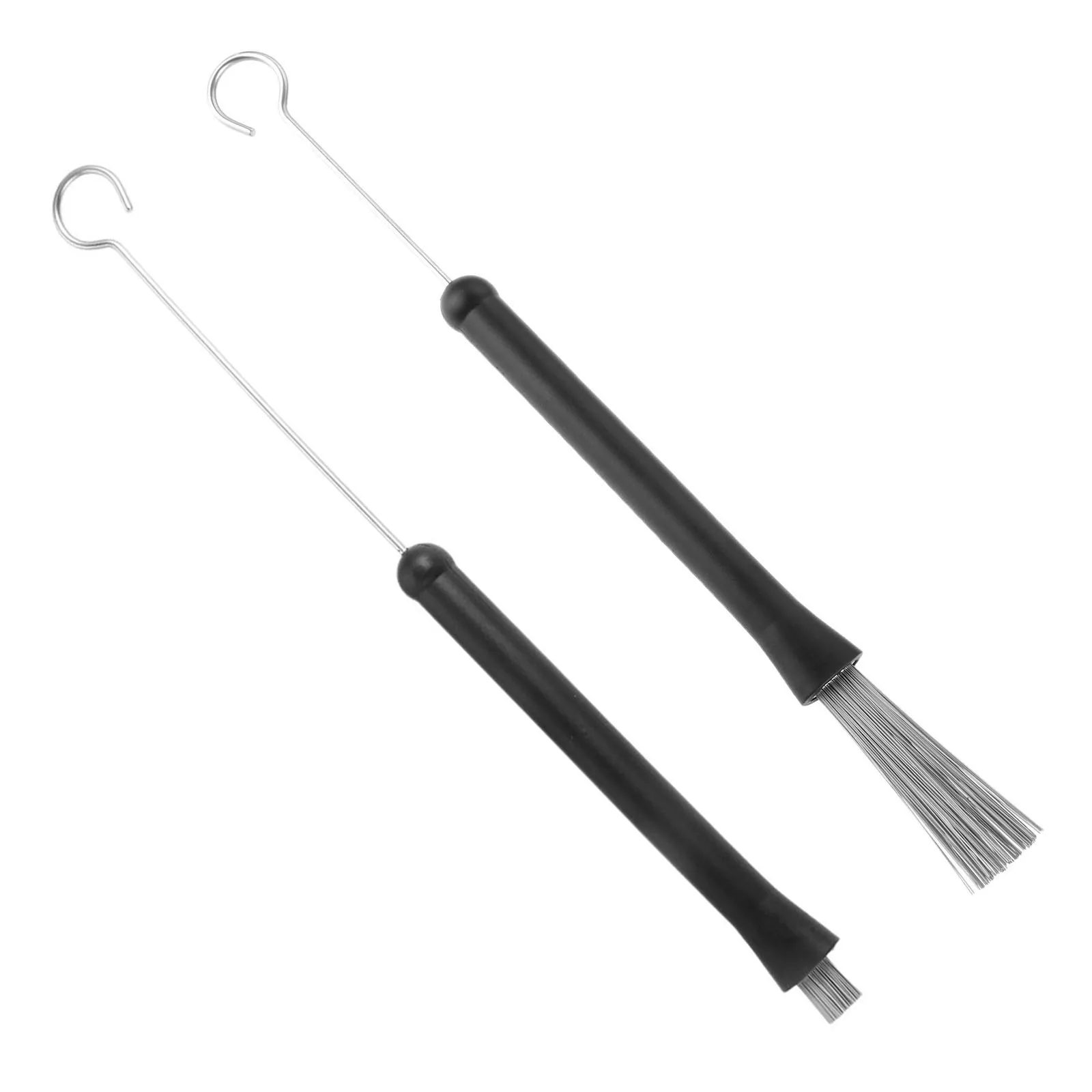 Retrátil das Varas do Cilindro das Escovas do Fio do Cilindro Pces com Punhos de Borracha Confortáveis para a Faixa da Rocha Cilindro de 2 Escova Folk Bateristas de 2 - Image 3