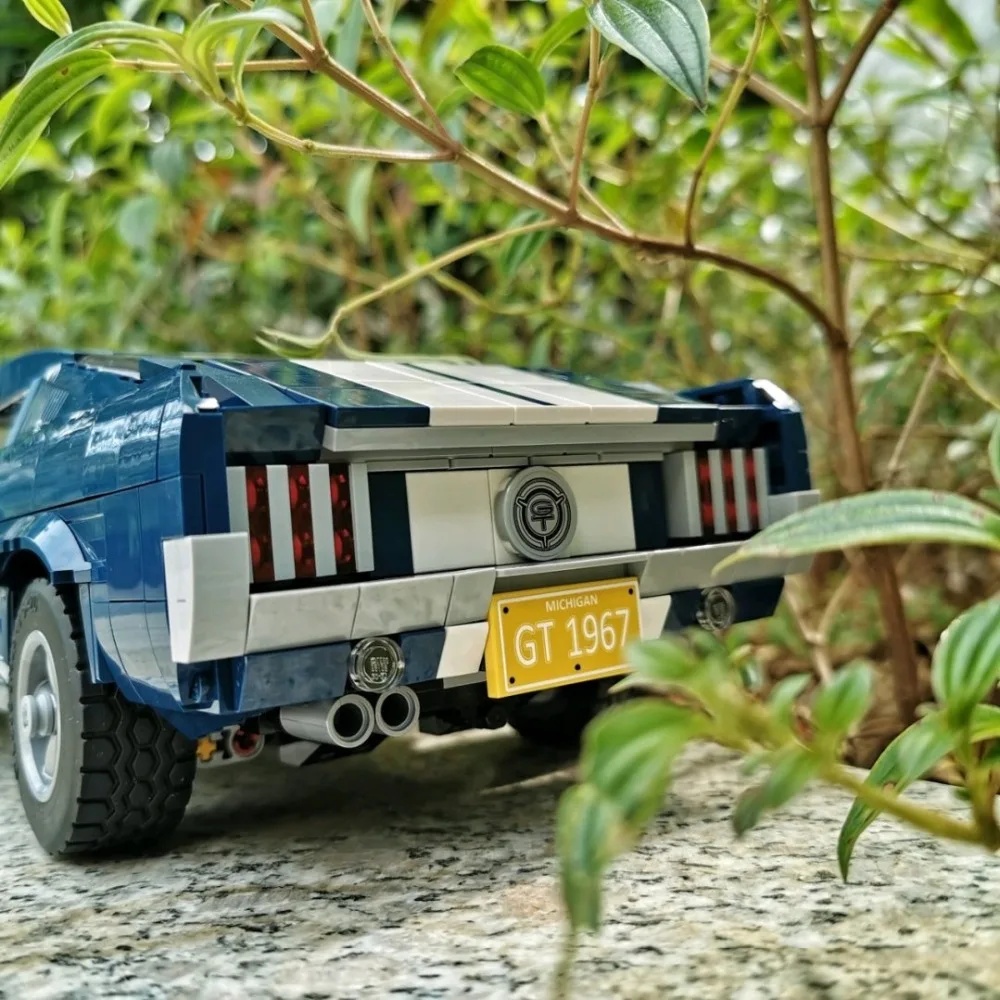21047 Technic Fords Mustang Creator Expert автомобиль совместим с Iegoset 10265 строительные блоки кирпичи образовательные модели игрушек