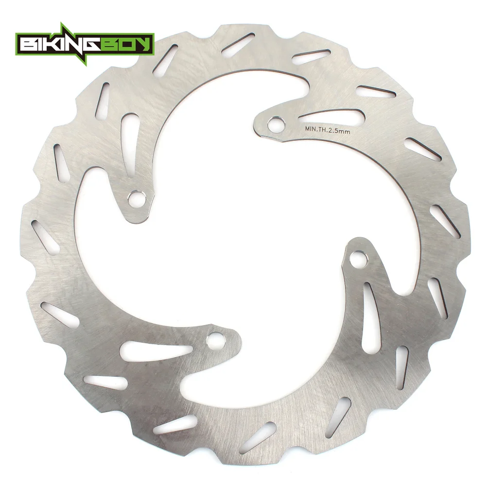 BIKINGBOY MX спереди тормозного диска тормозной диск для Kawasaki KX250F 2006- KX450F 2006- KLX 450 R 2007- KX 125 250 2006-2008 - Цвет: Silver