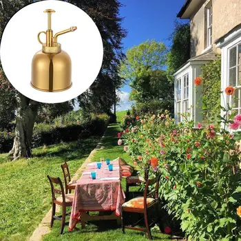 

300ml Mini Copper Plant Flower Watering Can Pot Spray Garden Bottle Mister Sprayer Garden Supplies I2N1