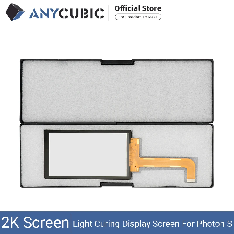 ANYCUBIC Фотон S 2K ЖК дисплей светильник отверждения Экран дисплея МОДУЛЬ 2560x1440