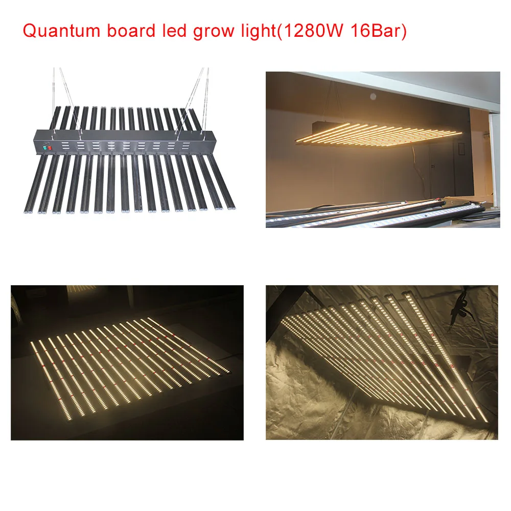 Лучший full spectrum led полный спектр светильник 8 брусков, предназначенный для внутреннего медицинские травы гидропоники системы 1280 Вт полосы 6/8/10/16