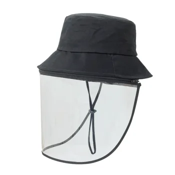 

Anti Pollution Removable Protective Cap Reusable Masks Anti-Fog Hat Anti-Ultraviolet Isolation Mask Sun Hat