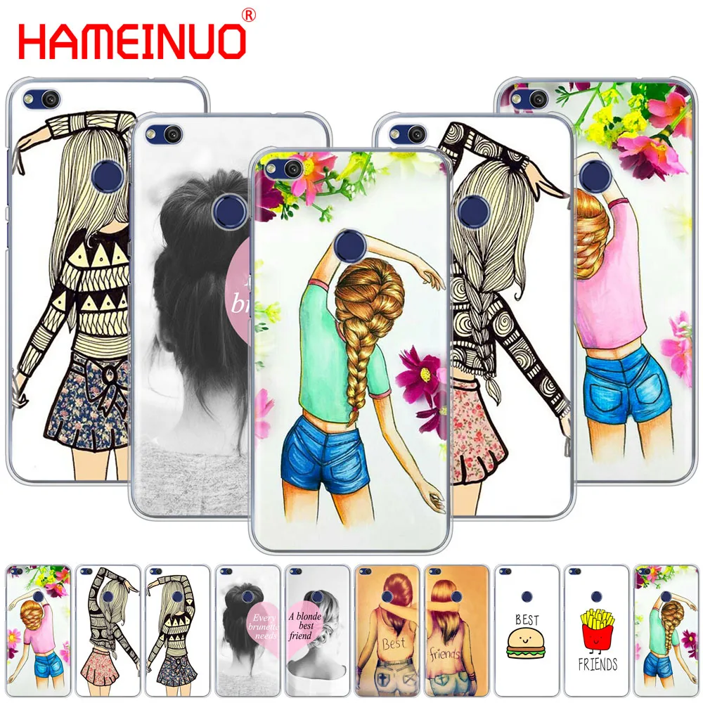 HAMEINUO чехол для телефона с изображением лучших друзей huawei Ascend P7 P8 P9 P10 P20 lite plus pro G9 G8