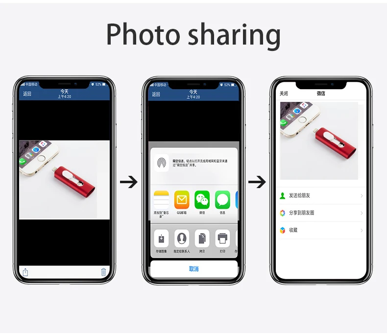 OTG USB флешка Usb 3,0, флешки для смартфонов iPhone iPAD, Android, Lightning, usb флэшка 8 ГБ, 16 ГБ, 32 ГБ, 64 ГБ, 128 ГБ, флеш-накопитель