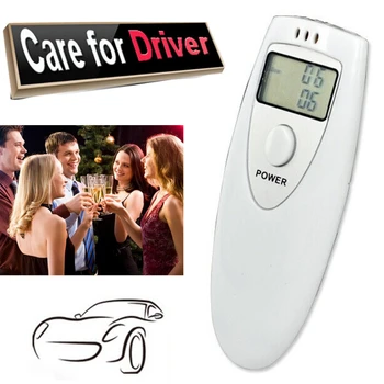 

1PCS Mini Digital Alcohol Tester Handheld Police Alcohol Breath Tester Breathalyzer Analyzer LCD Detector Display PFT-641