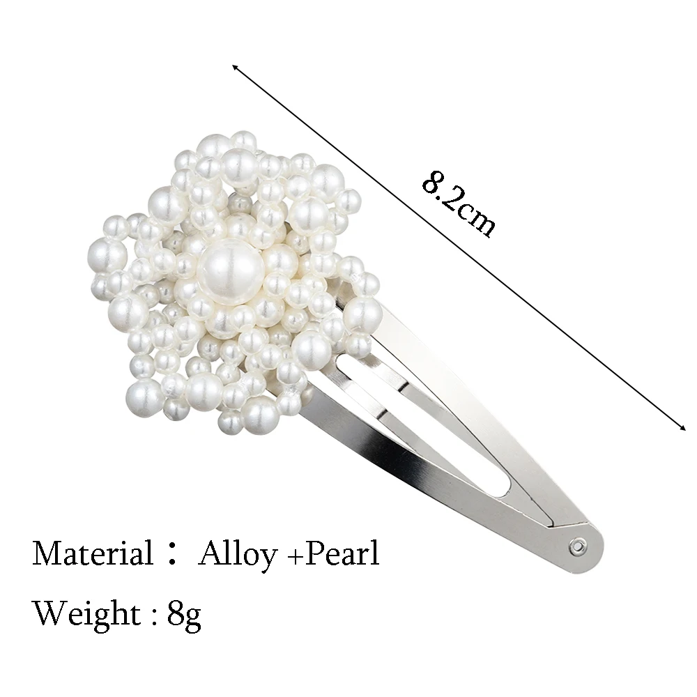 1 шт., модные женские заколки для волос с искусственным жемчугом и цветком, заколка для волос, заколка для волос, вечерние аксессуары для волос, подарок для девочек