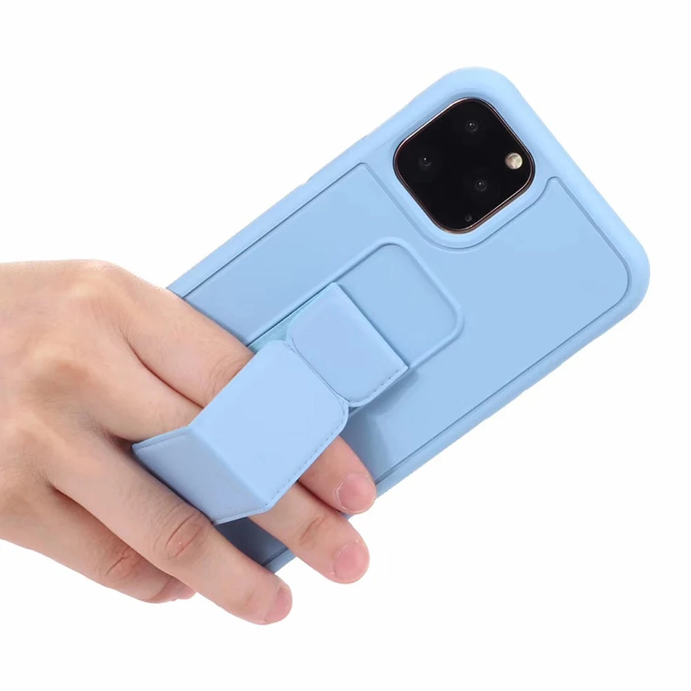 Силиконовый ремешок для Iphone 11 Pro Xs Max Xr X Чехол Ультра тонкий мягкий магнитный стенд для Iphone 6 6S 7 8 Plus противоударный матовый чехол