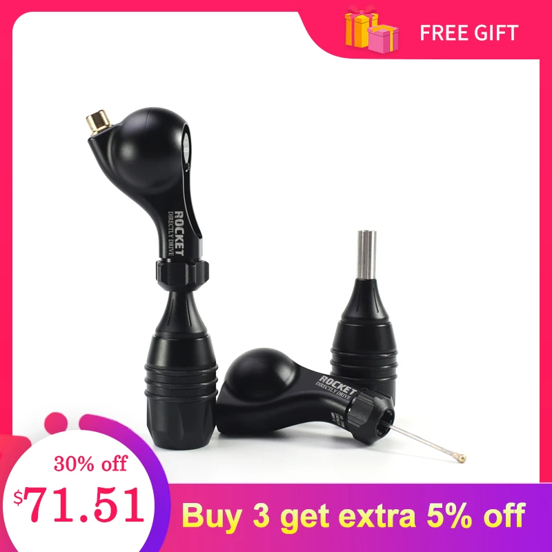 

Professional Rotating Tattooing Machine Strong Power Motor And Aluminum Alloy Grip Handle Tattooed Gun For Liner And Shading
