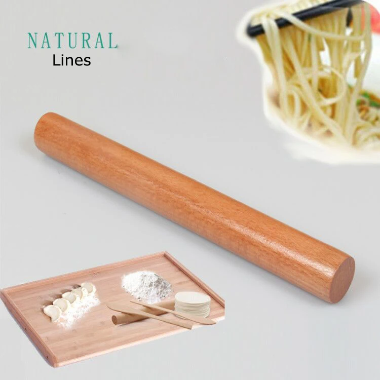 Hb2fae0fed9d9495ca787dcc536cce986V New 5 sizes kitchen wooden rolling pin dough roll dough baking kitchen cooking tool accessories 16/30/50CM