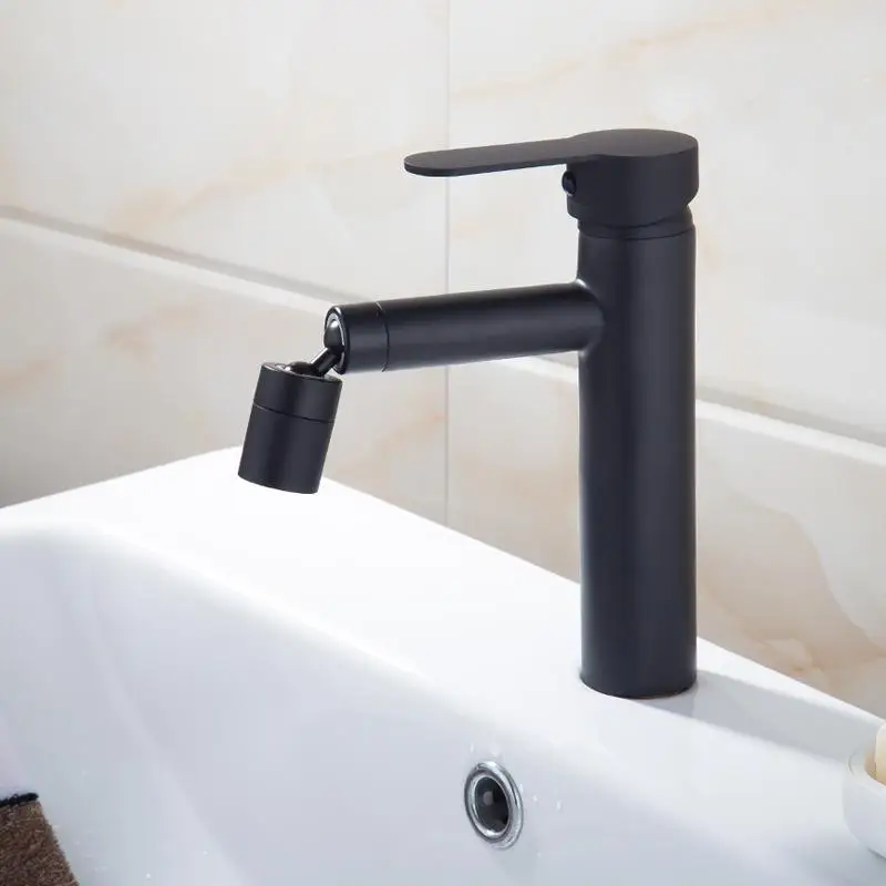 Новый смеситель для ванной комнаты из нержавеющей стали хромированный Черный