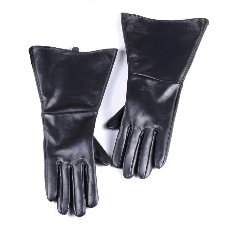 stylish-men-long-gloves-male-genuine-leather-retro-first-layer-sheepskin-bell-mouth-punk-mitten-party-show-play-warm-35cm-luvas