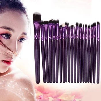 

20pcs Makeup Brushes Tool Set Cosmetic Powder Eye Shadow Blending Beauty Tool Professional Makeup Portable Design