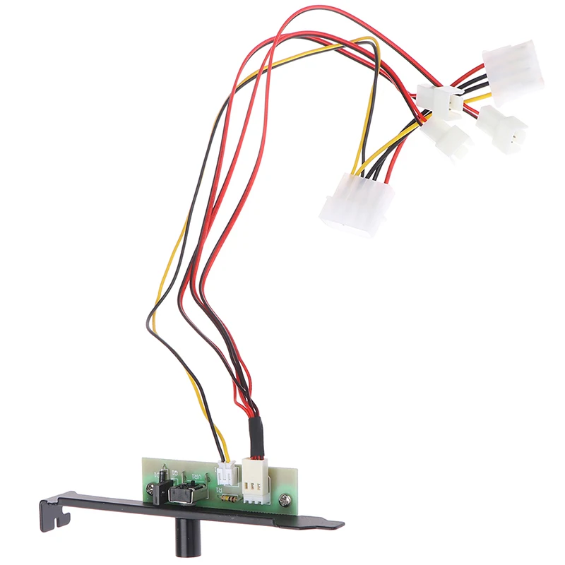 3 канала ПК кулер охлаждающий вентилятор контроль скорости Лер для cpu чехол HDD VGA PCI