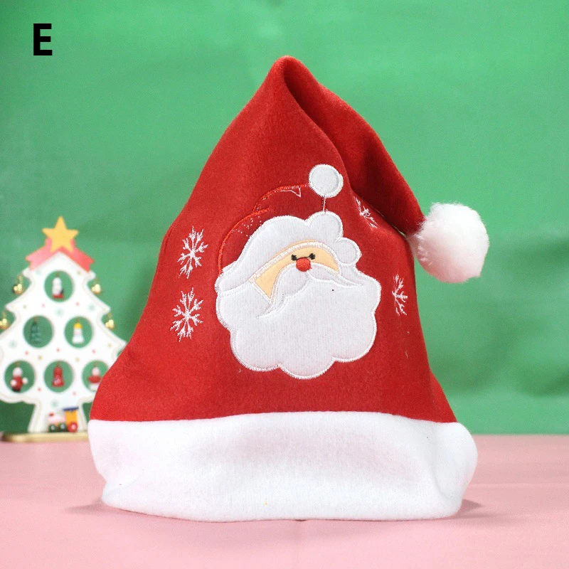 

Christmas Cap Thick Ultra Soft Plush Cute Santa Claus Funny Dress Hat Christmas Hats Suitable Holiday Party For Both Adults