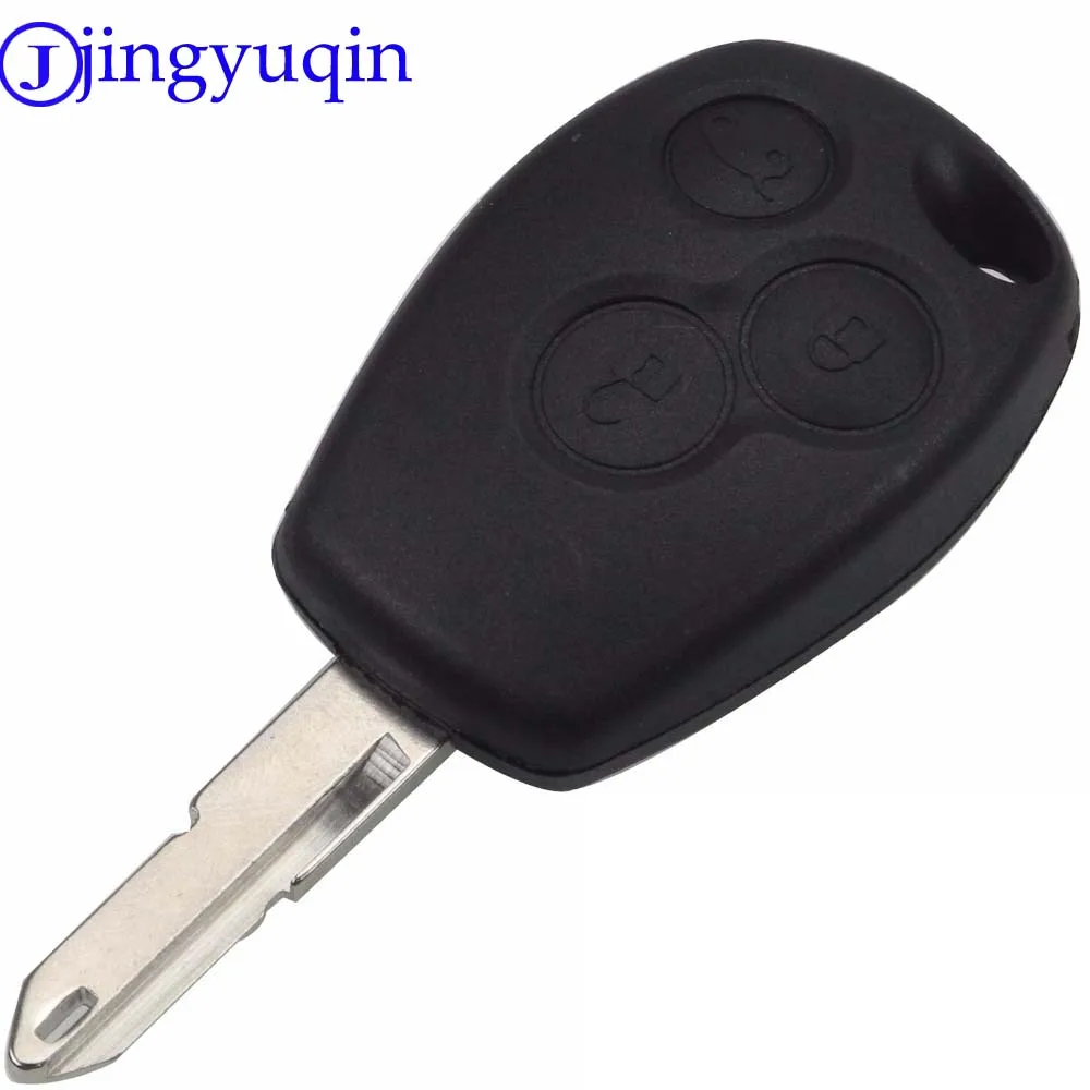 Jingyuqin 10 шт. чехол для ключей, 3 кнопки для Renault Duster Logan Fluence Clio Vivaro Master traffdex Kangoo Megane laguna