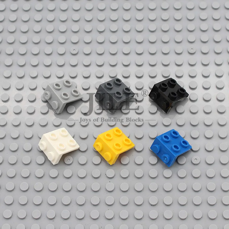 Строительные блоки, кронштейн Moc, 1x2-2x2, прямой угол, 44728, сделай сам, светящиеся кирпичи, совместимые со сборными частицами