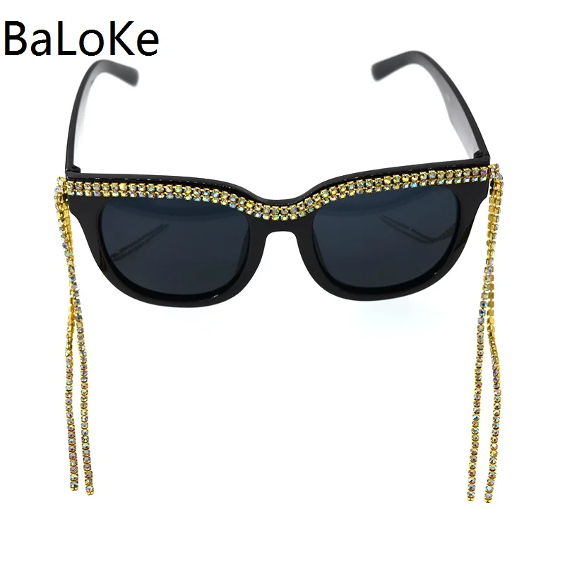 Очаровательные солнцезащитные очки оверсайз кошачий глаз женские брендовые