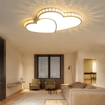 

Crystal Modern Led Ceiling Lights For Living Room Bedroom lamparas de techo colgante moderna avize Crystal Ceiling Lamp Fixtures