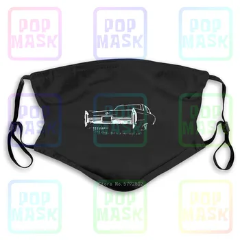 

Dust Mask with Filter 1966 Cadillac,Black Light Weights Washable Reusable Mask