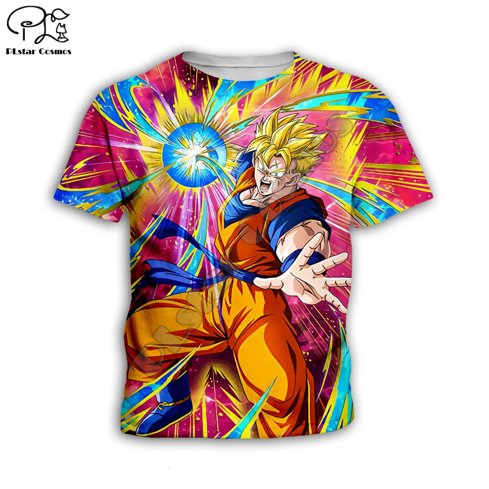 Детская толстовка с 3D принтом Dragon Ball Z harajuku/толстовка с рисунком Аниме/футболка на молнии/крутые уличные штаны для мальчиков и девочек, Детский комплект